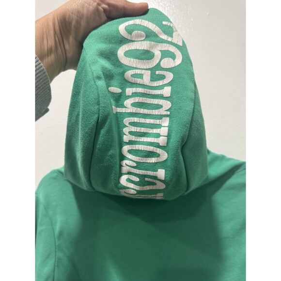 Vintage Y2K Abercrombie & Fitch Hoodie Women’s Green Hooded Sweatshirt Size S - Picture 8 of 8